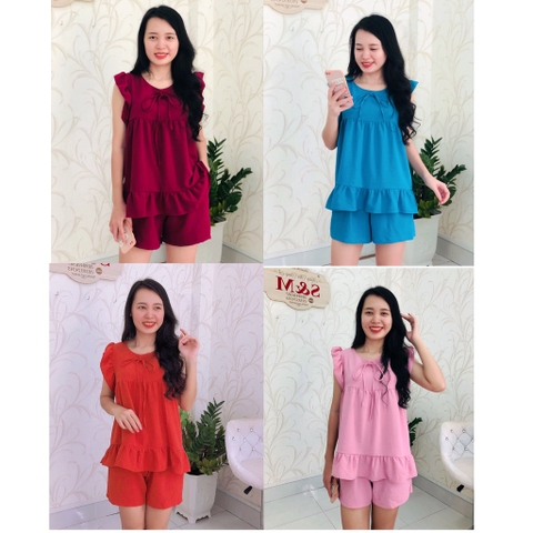 Đồ bộ đũi mặc nhà (quần đùi) - GR203