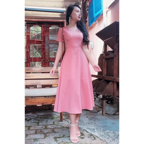 Đầm maxi hở lưng - GR0064
