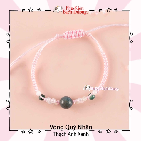 Vòng Quý Nhân - Đá Thạch Anh Xanh
