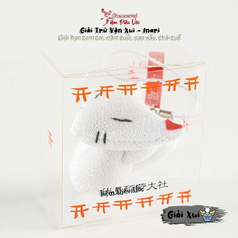 Omamori Giải Xui Cầu May Inari - Mô Hình Thần Cáo Inari