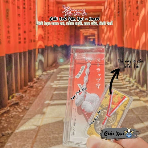 Omamori Giải Xui Cầu May Inari - Mô Hình Thần Cáo Inari