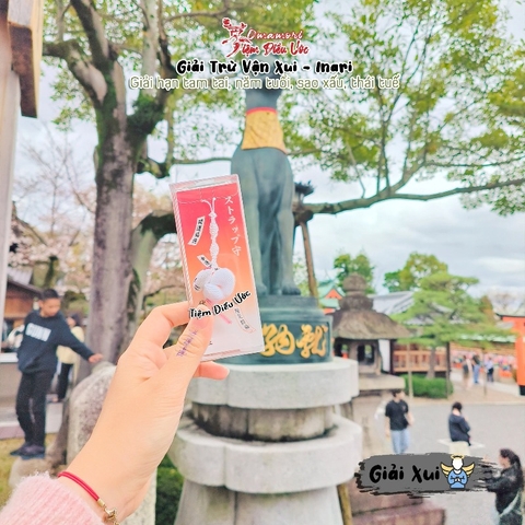 Omamori Giải Xui Cầu May Inari - Mô Hình Thần Cáo Inari