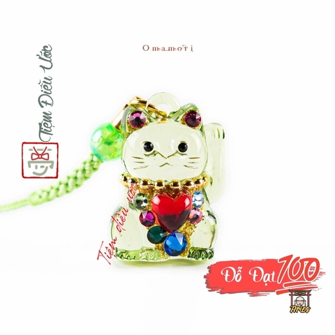 Mèo Phong Thủy Đính Đá - Mini