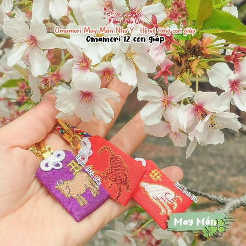Omamori May Mắn - Như Ý - 12 Con Giáp