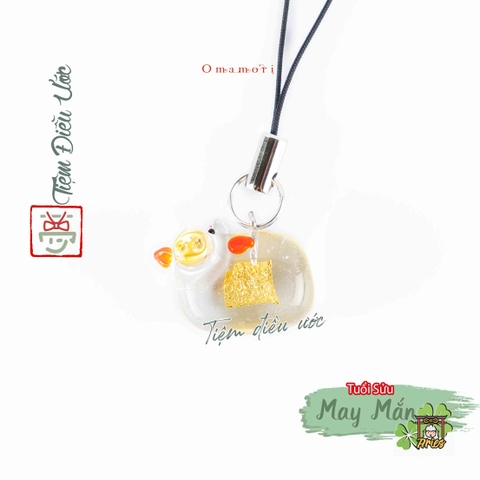 Omamori May Mắn - 12 Con Giáp Lá Vàng