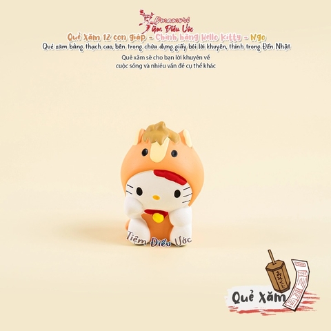 Quẻ Xăm 12 con giáp - Hello Kitty