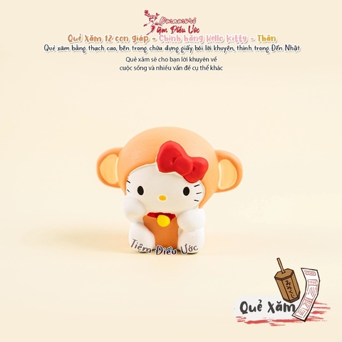 Quẻ Xăm 12 con giáp - Hello Kitty