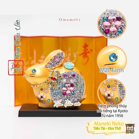 Thỏ Phong Thủy Đính Đá