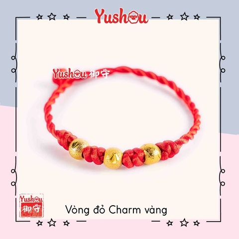 Vòng Đỏ Phối Hạt Vàng