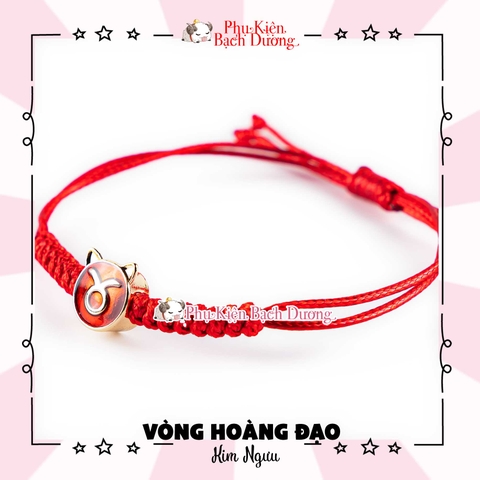 Vòng Tay Hoàng Đạo Đỏ - Phụ Kiện