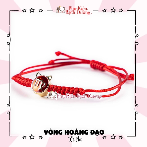 Vòng Tay Hoàng Đạo Đỏ - Phụ Kiện