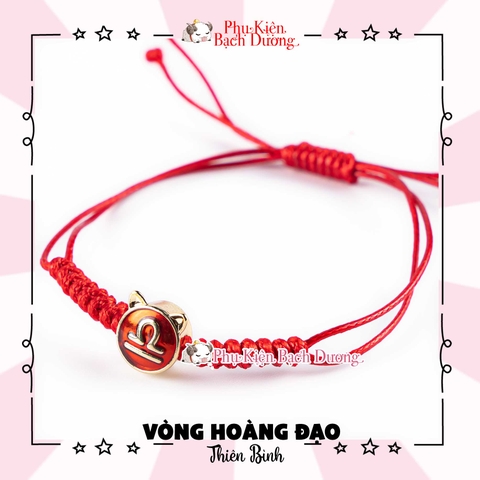 Vòng Tay Hoàng Đạo Đỏ - Phụ Kiện