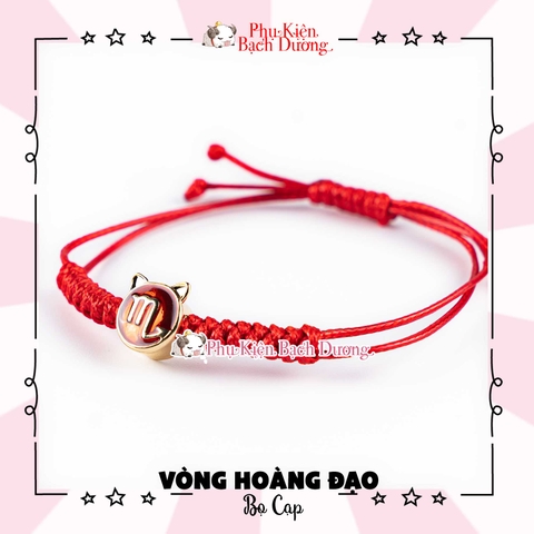 Vòng Tay Hoàng Đạo Đỏ - Phụ Kiện
