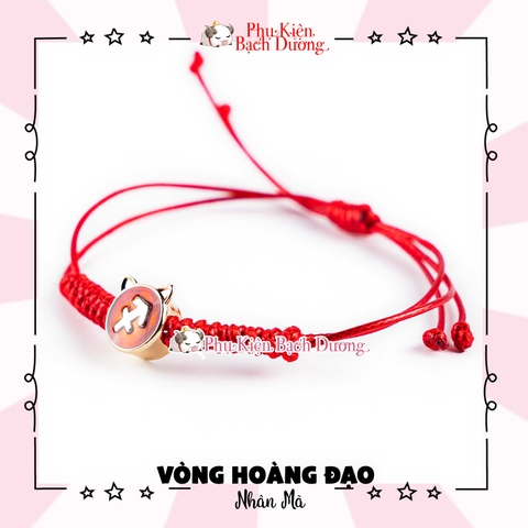 Vòng Tay Hoàng Đạo Đỏ - Phụ Kiện