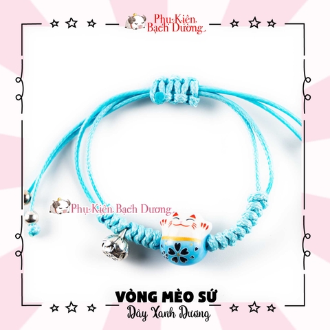 Vòng Tay Mèo Sứ - Phụ Kiện