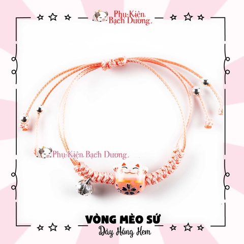 Vòng Tay Mèo Sứ - Phụ Kiện