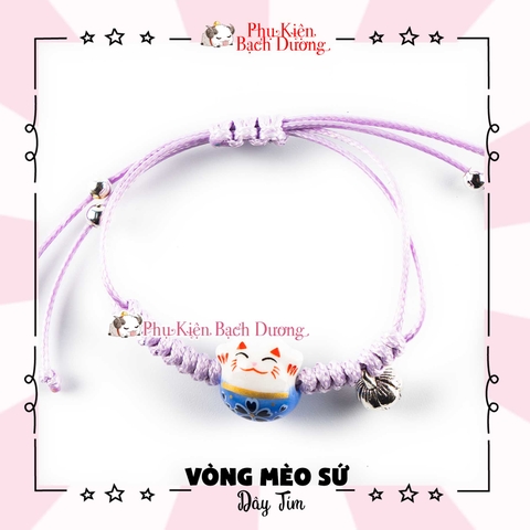 Vòng Tay Mèo Sứ - Phụ Kiện