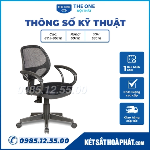 Ghế văn phòng Hòa Phát chính hãng giá rẻ GL101