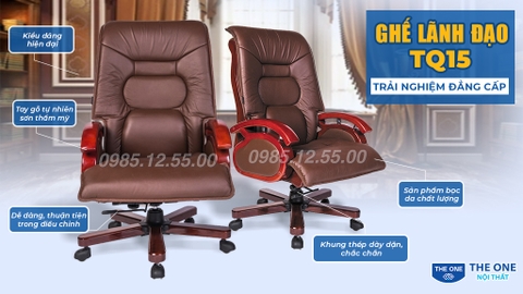 Ghế lãnh đạo Hòa Phát TQ15 sự lựa chọn hoàn hảo cho văn phòng giám đốc