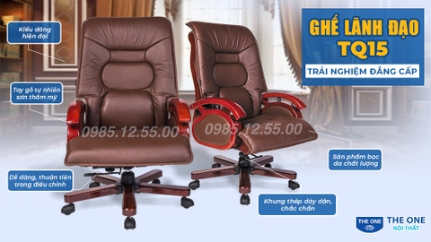 Ghế lãnh đạo Hòa Phát TQ15 sự lựa chọn hoàn hảo cho văn phòng giám đốc