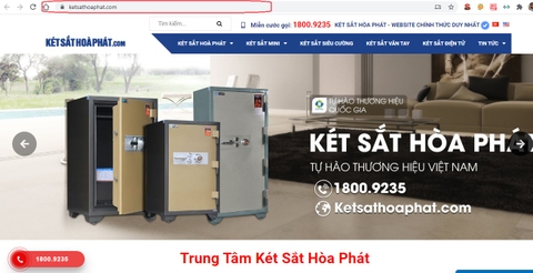 Website két Hòa phát chính hãng