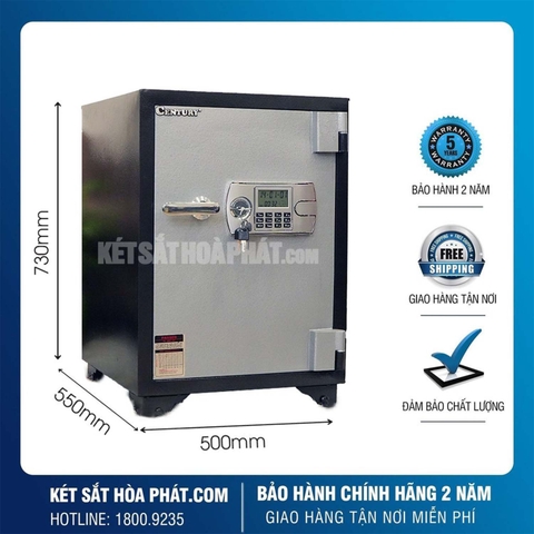 Két sắt đúc đặc chống cháy Century CF135 điện tử