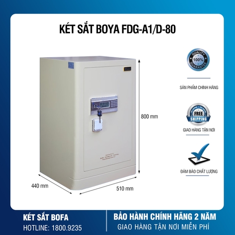 Két Sắt Nhập Khẩu Điện Tử Bofa FDG-A1D-80 Cao Cấp Chính Hãng