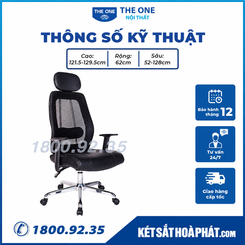 Ghế công thái học Hòa Phát GL309