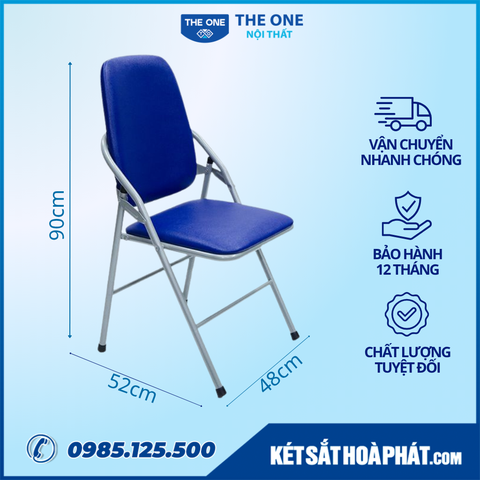 Ghế Gấp Hòa Phát G54 Chân Sơn Tĩnh Điện