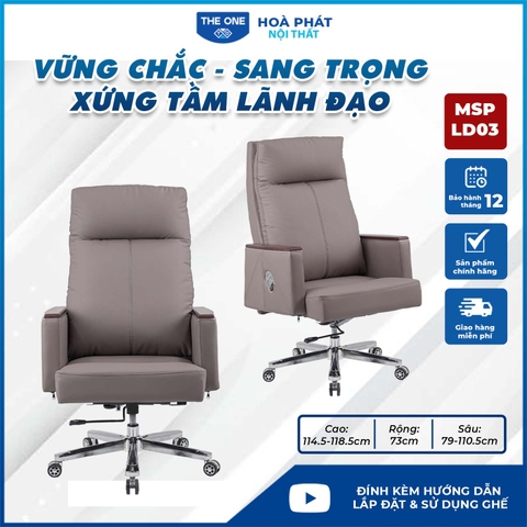 Ghế Lãnh Đạo BOSS CHAIR LD03 – Đẳng Cấp Sang Trọng Cho Không Gian Làm Việc