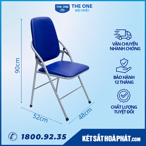 Ghế Gấp Hòa Phát G54 Chân Sơn Tĩnh Điện