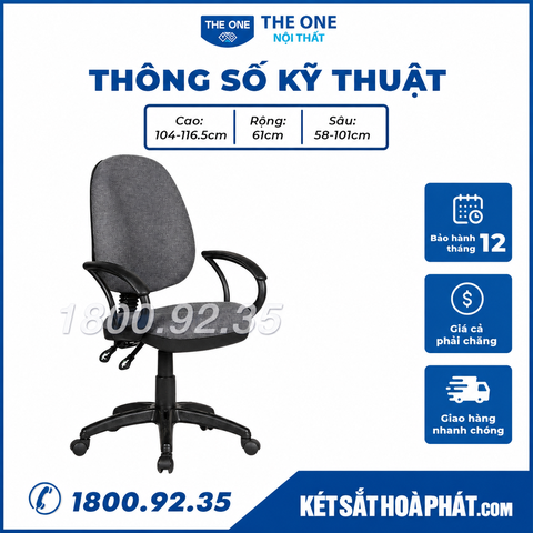 Ghế xoay văn phòng Hòa Phát The One SG528 giá rẻ