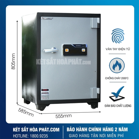 Két sắt chống cháy Century CF190VTDT vân tay điện tử