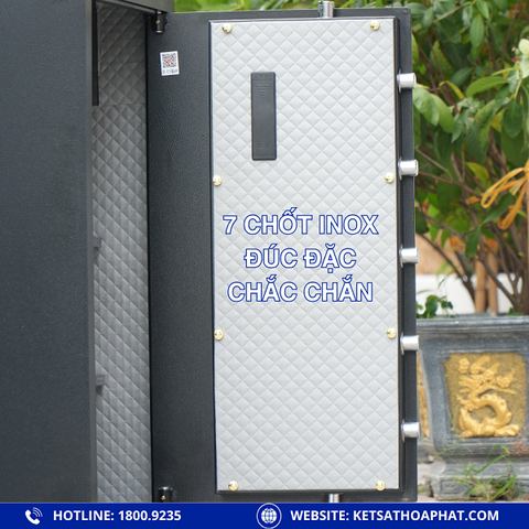 Két sắt thông minh Safiron 100LS cấu tạo chắc chắn, thiết kế tỉ mỉ, tinh tế