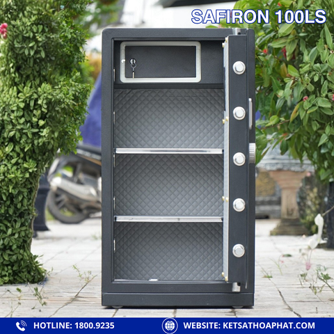 Nội thất két sắt Safiron 100LS có 4 ngăn rộng rãi