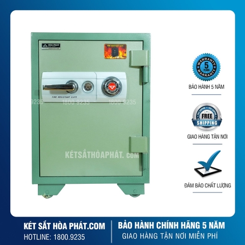 Két sắt Hòa Phát chống cháy cánh đúc KS96K1C1 khóa đổi mã