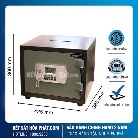 Két sắt hòm công đức mini KCD360 khóa điện tử