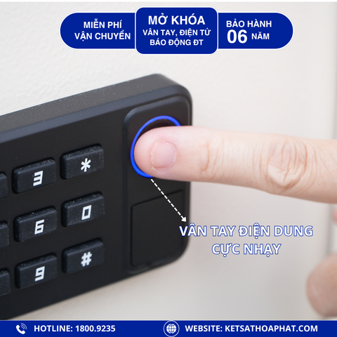 Thao tác vân tay, điện tử cực mượt mà