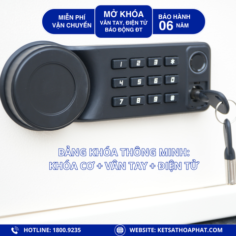 Hỗ trợ nhiều phương án mở khóa, tối đa hóa bảo mật