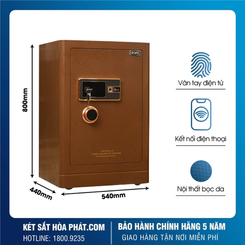 Két Sắt Nhập Khẩu Bofa BF-V80BS2 Công Nghệ Đức Khóa Điện Tử Vân Tay