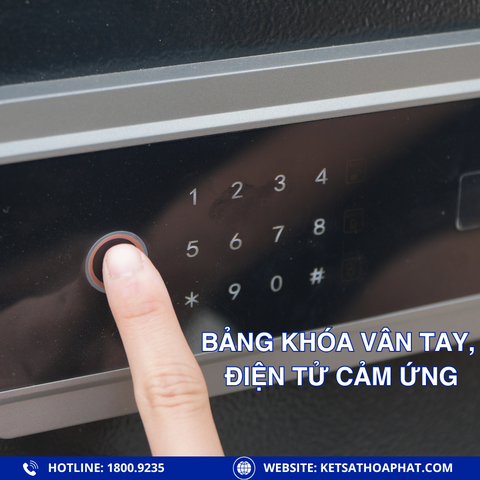 Bảng khóa vân tay điện dung, mã số cảm ứng siêu nhạy