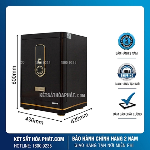 Két Sắt Thông Minh Aifeibao HK-A1/D-60-TLB Khóa Vân Tay Điện Tử Cao Cấp