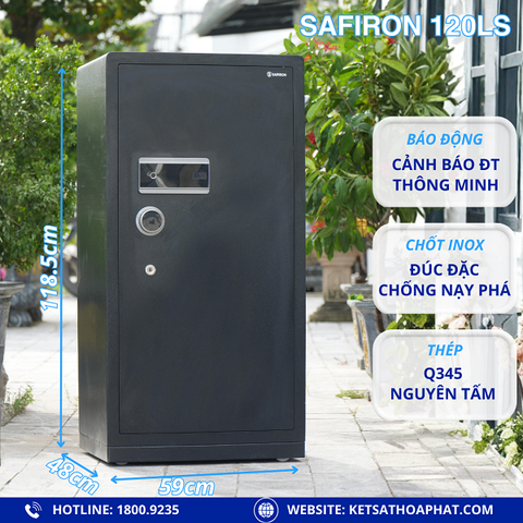Kích thước chi tiết két sắt Safiron 150LS