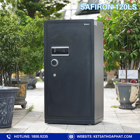 Ảnh thực tế két sắt Safiron 120LS khóa vân tay, điện tử, kết nối APP điện thoại