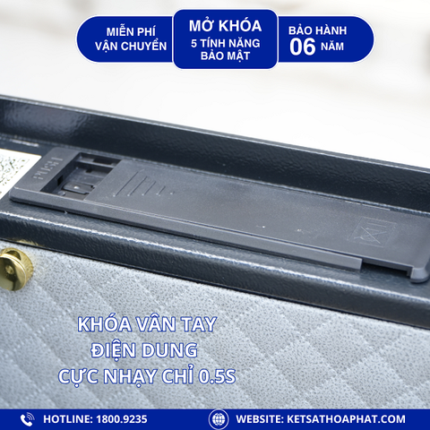 Nắp pin két sắt Safiron 35LS