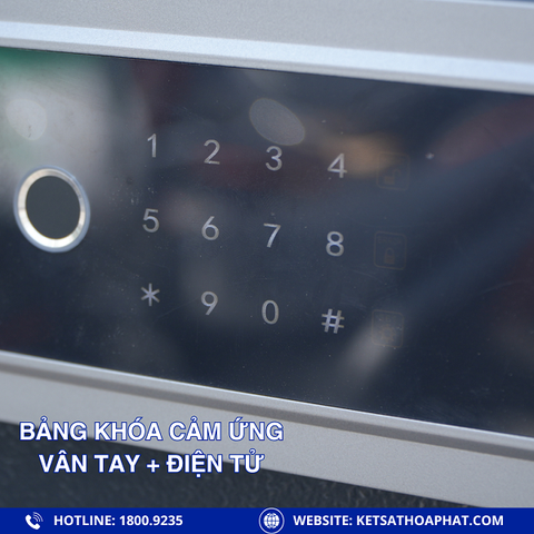 Chế độ mở kép két sắt mini thông minh Safiron 60LS