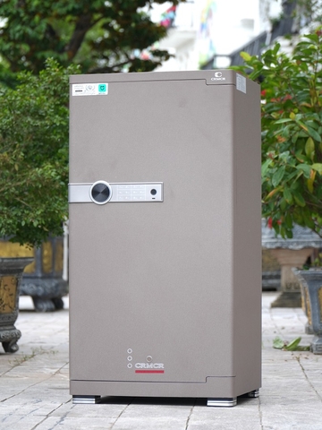 Ảnh thực tế két sắt Xiaomi CRMCR 100JB màu xám titan