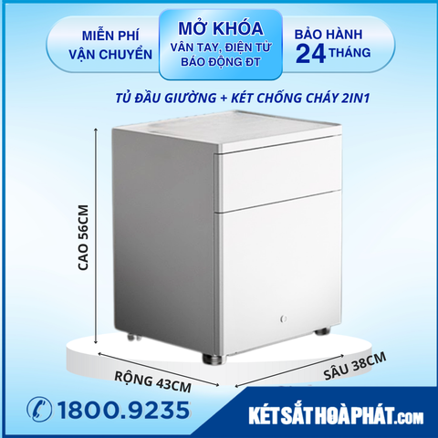 Két sắt Xiaomi CRMCR 50YN Thông Minh Kết Nối APP Điện Thoại