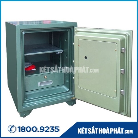 Két sắt Hòa Phát chống cháy KS110K2C1 khóa cơ