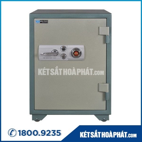 Két sắt Hòa Phát chống cháy KS168K2C1 khóa cơ